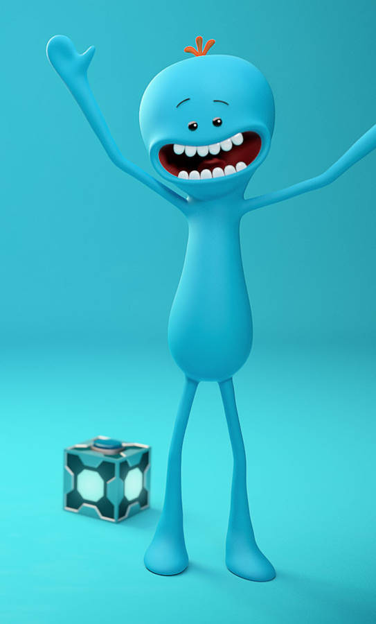 Mr Meeseeks Arms Raise Wallpaper
