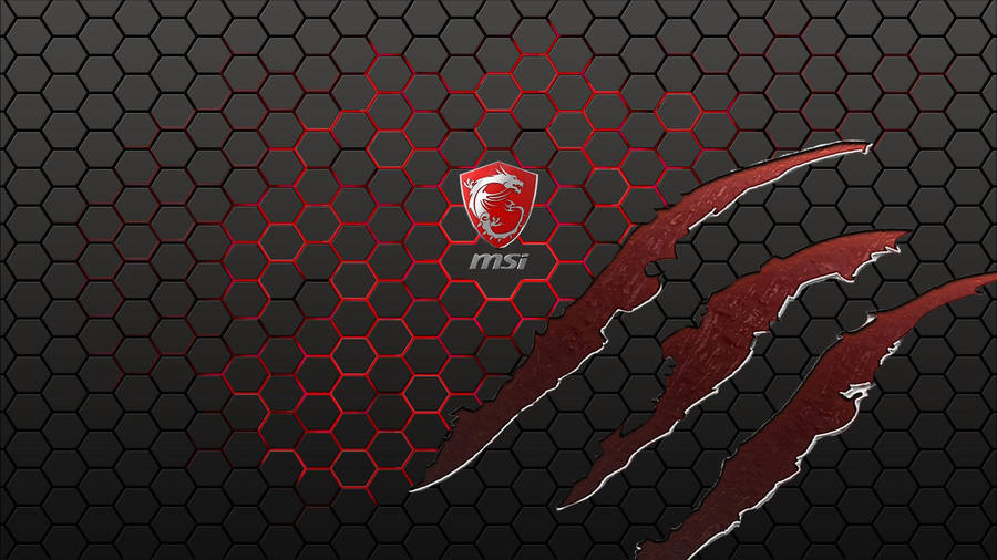 Msi Creates Red Hot Tech Wallpaper