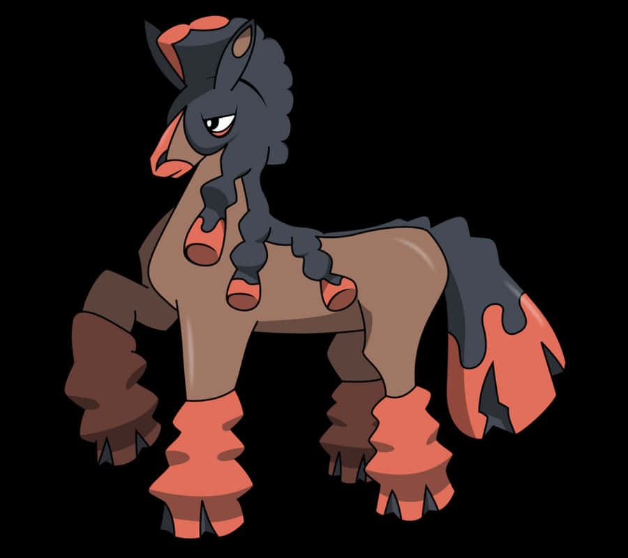 Mudsdale Raising One Front Leg Wallpaper