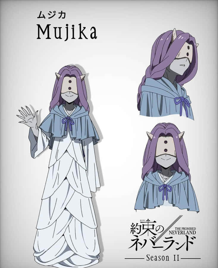 Mujika From The Promised Neverland Anime Series Wallpaper