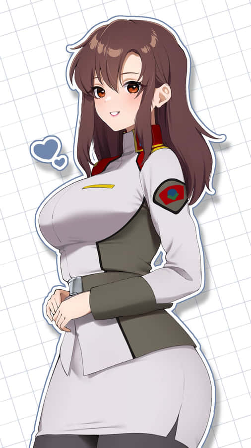 Murrue Ramius Anime Character Wallpaper