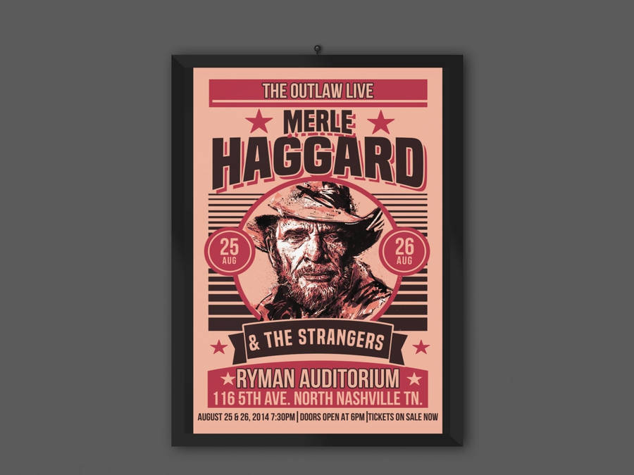 Music Artist Merle Haggard Wallpaper
