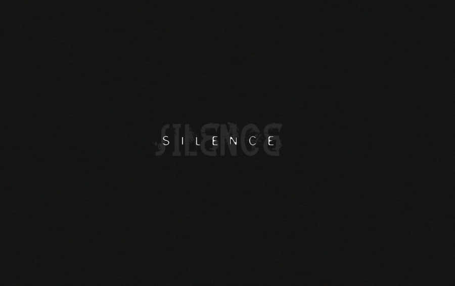 Mute Silence Minimalist [wallpaper] Wallpaper