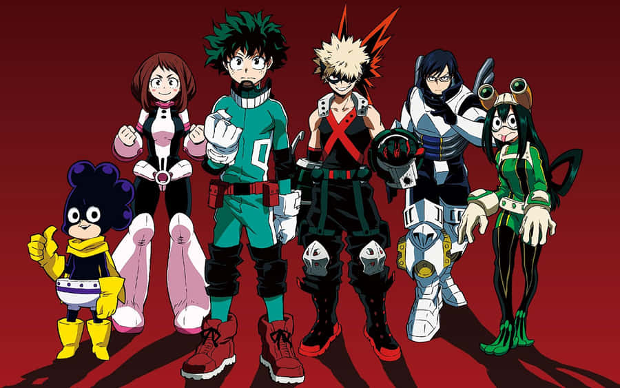 My Hero Academia Group Pose Wallpaper