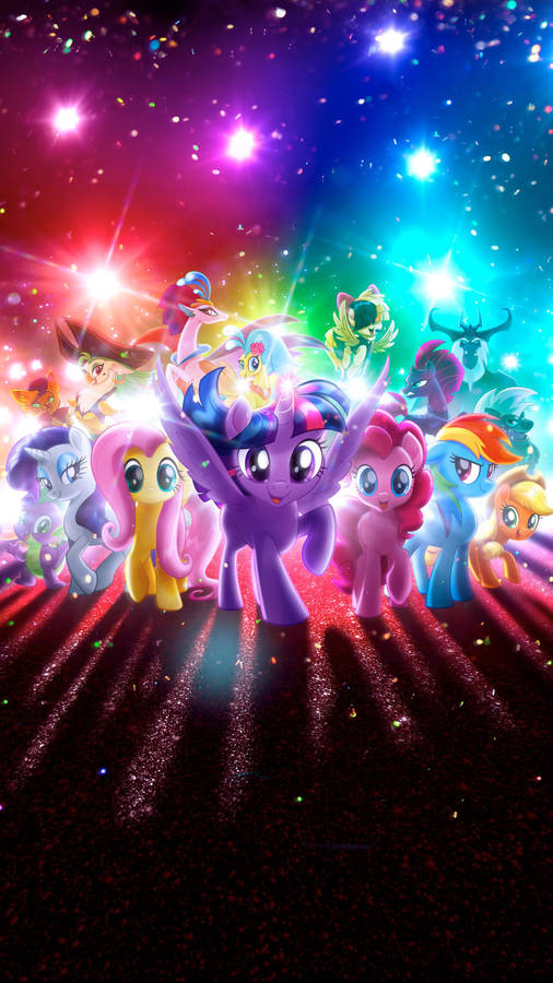My Little Pony Festive Dancing Wallpaper