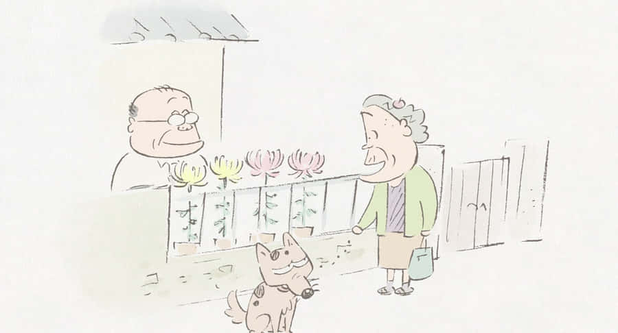 My Neighbors The Yamadas In A Quirky And Heartwarming Scene Wallpaper