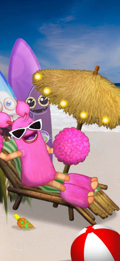 My Singing Monsters Beach Relaxation Wallpaper