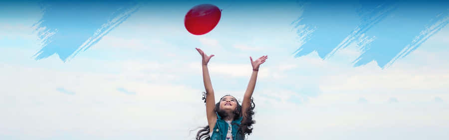 Myopic Girl Having Fun Wallpaper