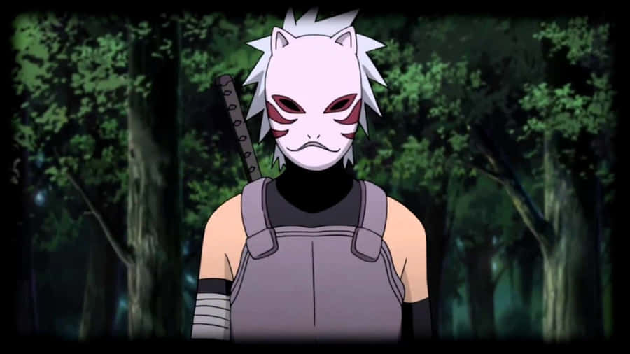 Mysterious Anbu Black Ops In Action Wallpaper