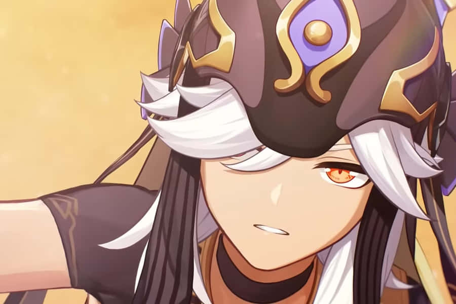 Mysterious_ Anime_ Character_ Closeup.jpg Wallpaper