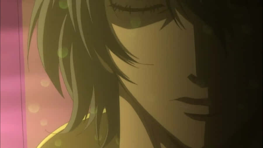 Mysterious_ Anime_ Character_ Closeup Wallpaper