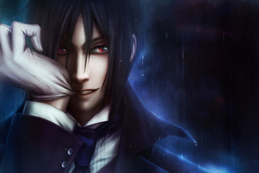 Mysterious Anime Character Red Eyes Wallpaper