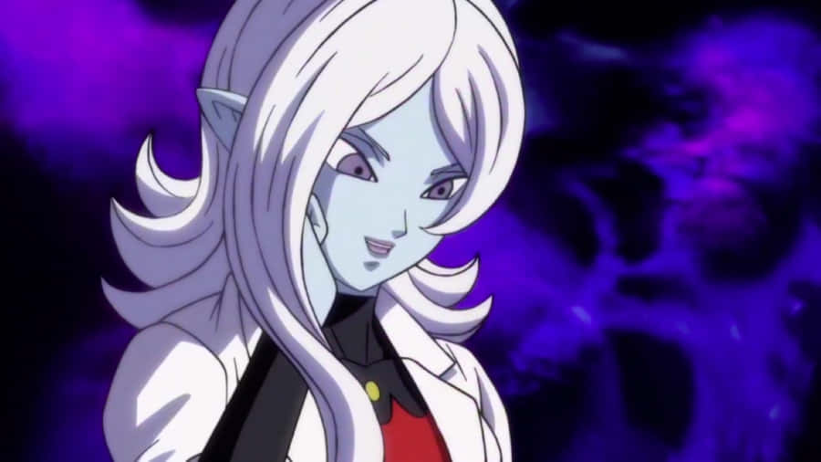 Mysterious Anime Character Smirk Wallpaper