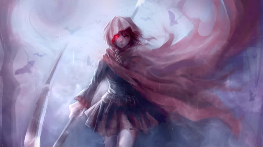 Mysterious Anime Vampire Warrior Wallpaper