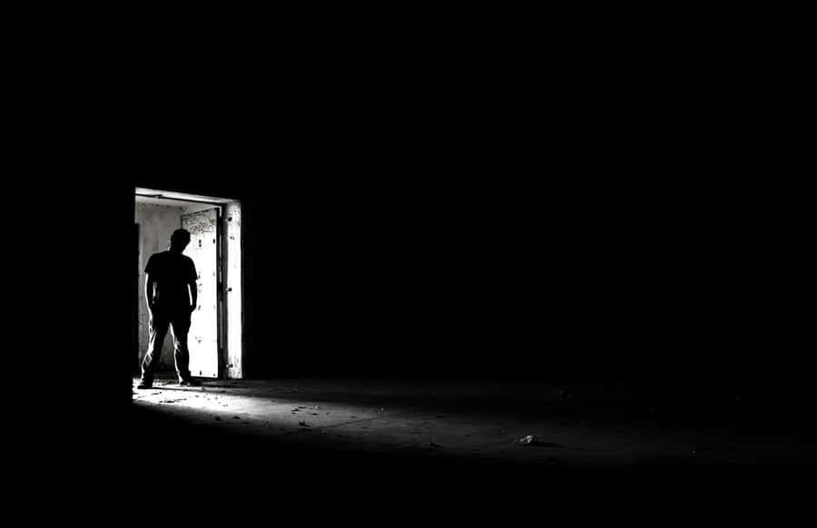 Mysterious Dark Corner In A Room Wallpaper