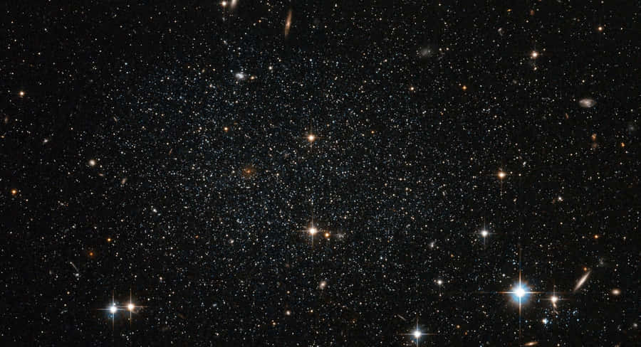 Mysterious Dark Galaxy Illustration Wallpaper