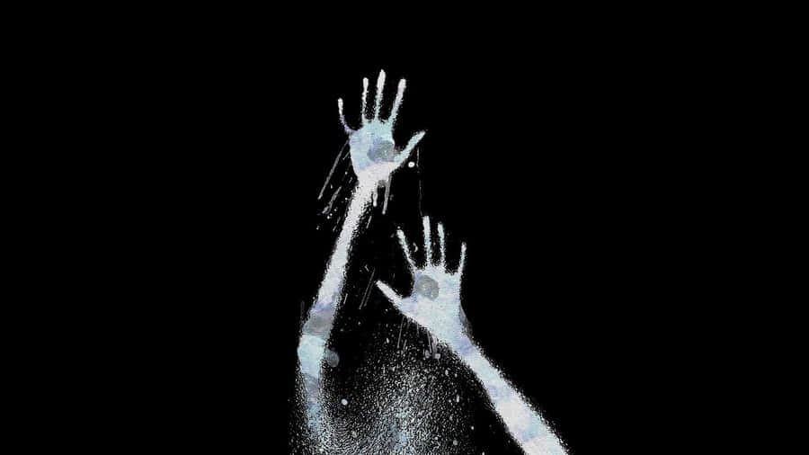 Mysterious Dark Hand In The Shadows Wallpaper