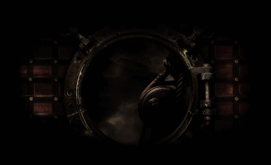 Mysterious Dark Steampunk World Wallpaper