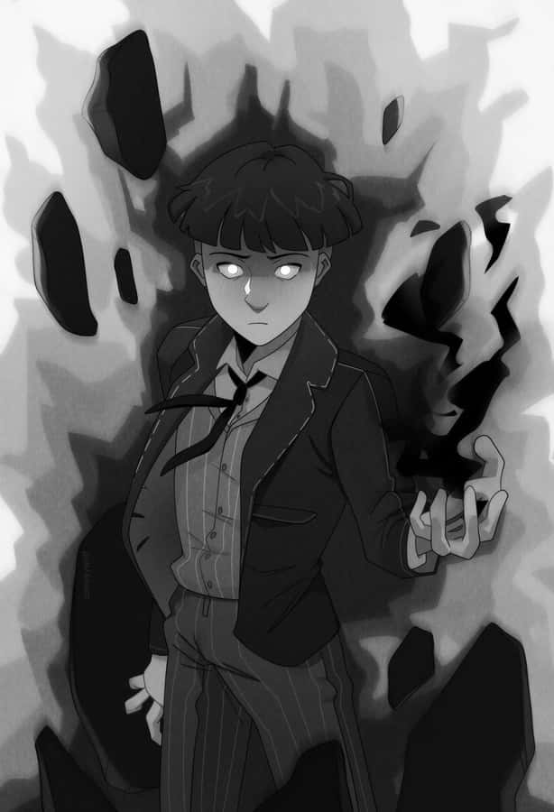 Mysterious Figurewith Black Aura Wallpaper