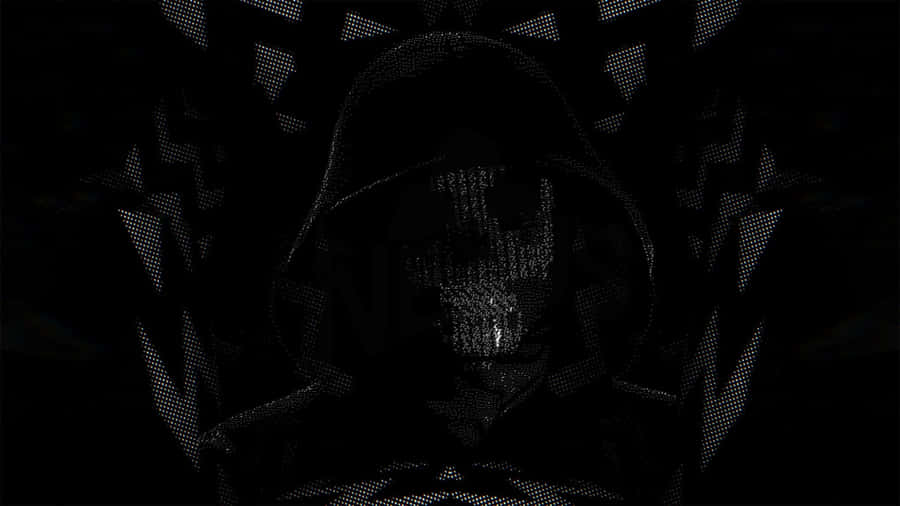 Mysterious_ Hacker_ Figure_ Digital_ Art Wallpaper