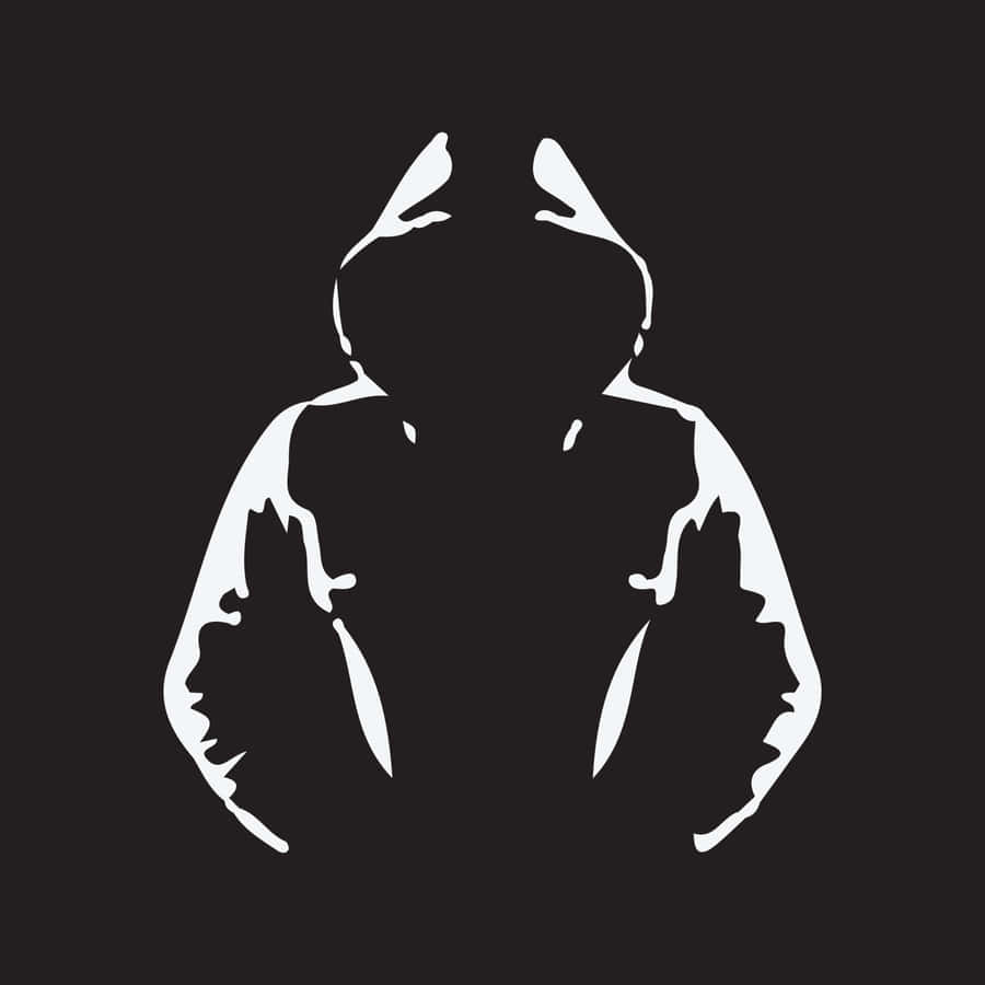 Mysterious Hooded Figure P F P Wallpaper