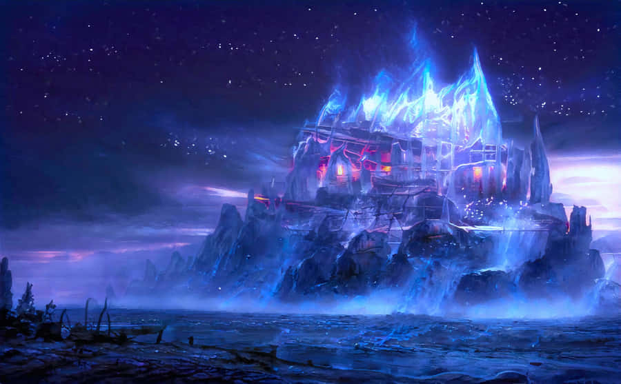 Mysterious, Otherworldly Landscape Wallpaper