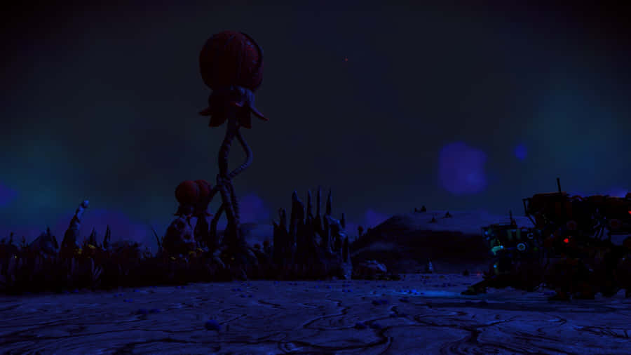 Mysterious Otherworldly Landscape Wallpaper