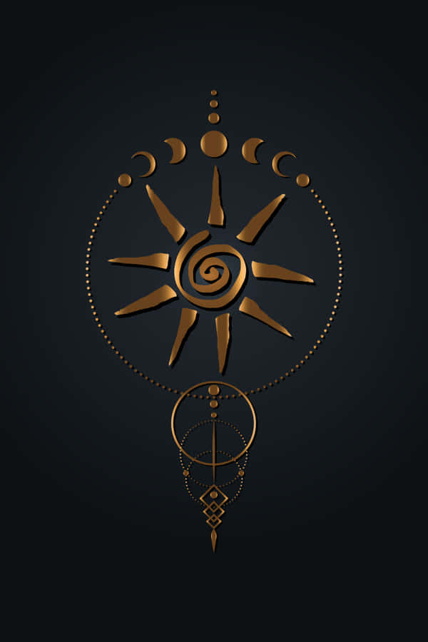 Mysterious Pagan Landscape Wallpaper