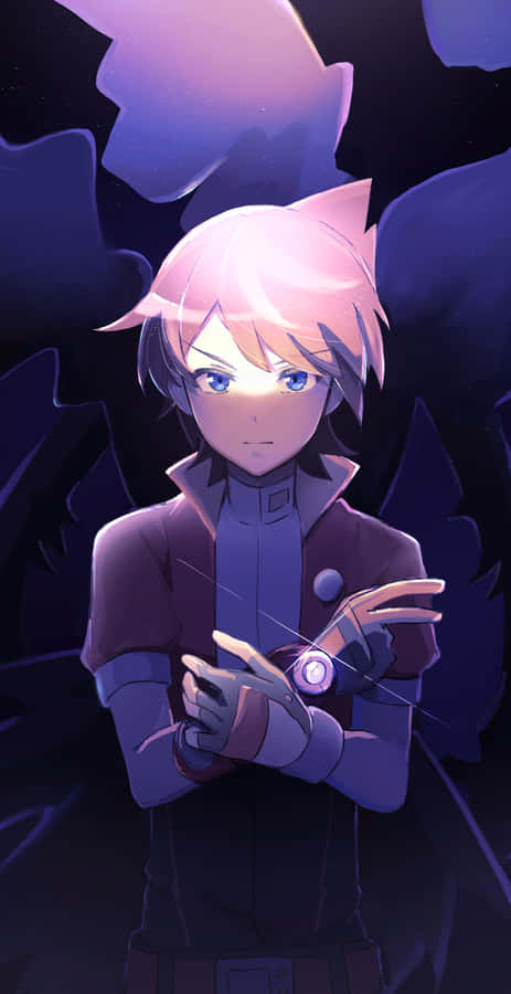 Mysterious Pokemon Ranger Nighttime Vigil Wallpaper