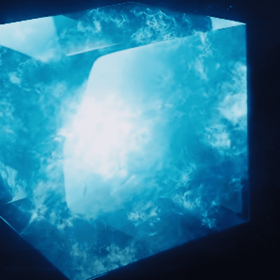 Mysterious Space Stone Floating In The Cosmos Wallpaper