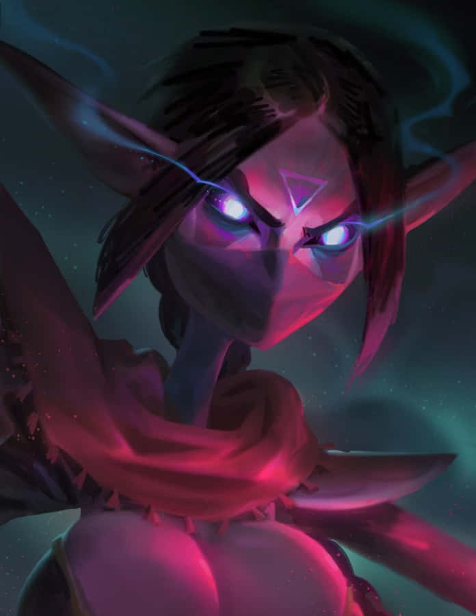 Mysterious Templar Assassin In Action Wallpaper