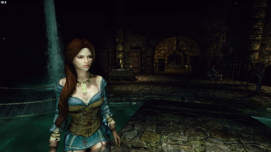 Mysterious Thieves Guild In A Dark Alley Wallpaper