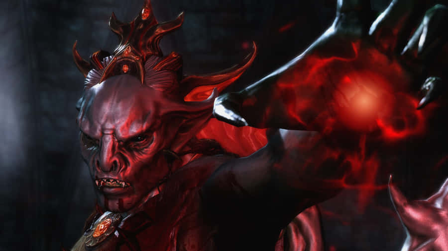 Mysterious Vampire Lord Rises In The Night Wallpaper