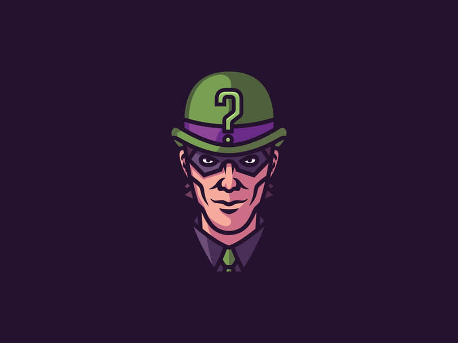Mysterious Villain Question Mark Hat Wallpaper