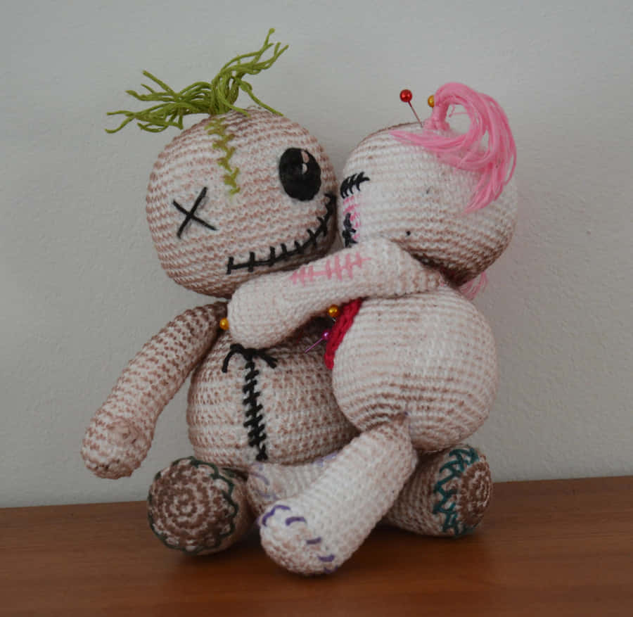 Mysterious Voodoo Doll Handcrafted With Care Wallpaper