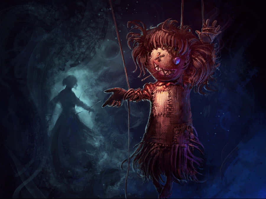 Mysterious Voodoo Ritual Scene Wallpaper