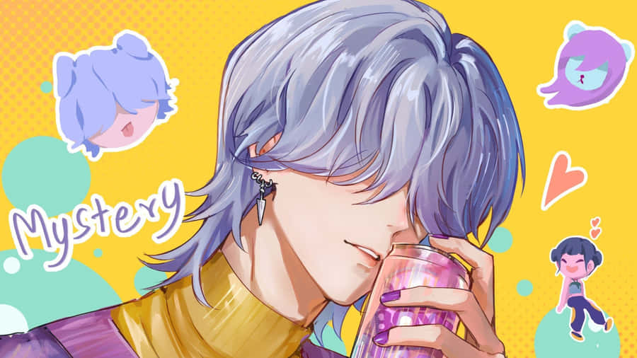 Mystery Saja Character Art Wallpaper