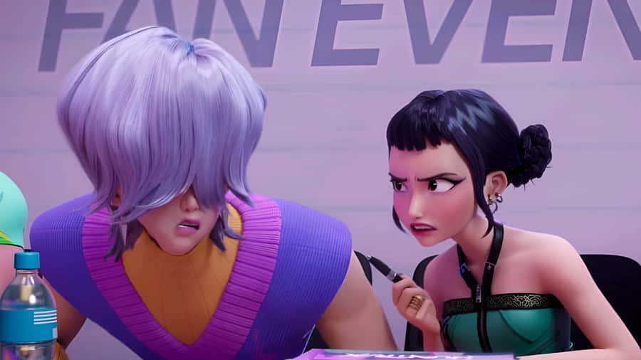 Mystery Saja Intense Confrontation Wallpaper