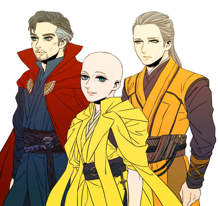 Mystic Arts Masters Anime Style Wallpaper