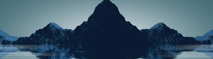 Mystic Mountain Reflections Wallpaper