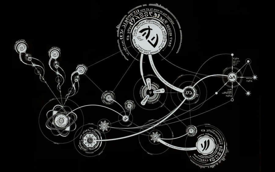 Mystical Alchemy Lab In A Hidden Chamber Wallpaper