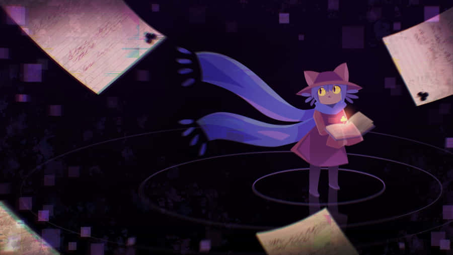 Mystical Child With Glowing Item Wallpaper