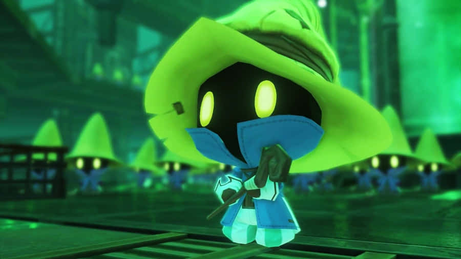 Mystical_ Green_ Hat_ Creature Wallpaper