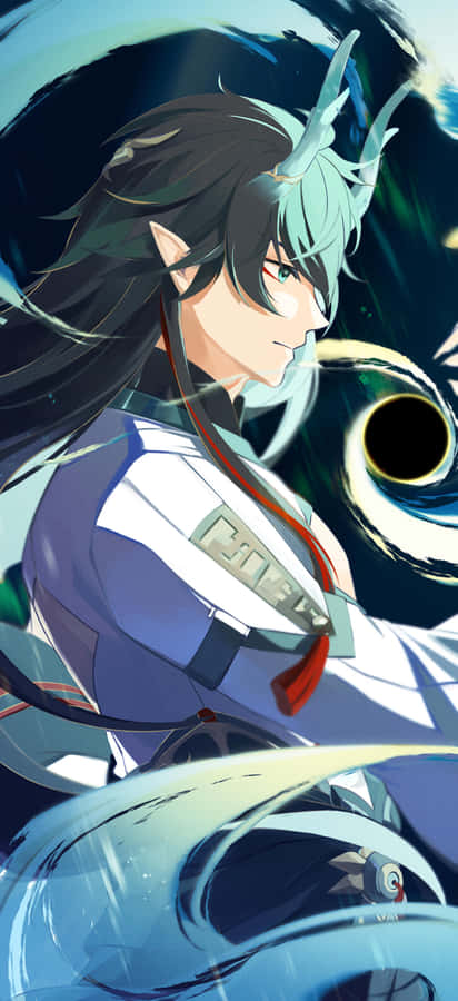 Mystical_ Horned_ Warrior_ Artwork Wallpaper