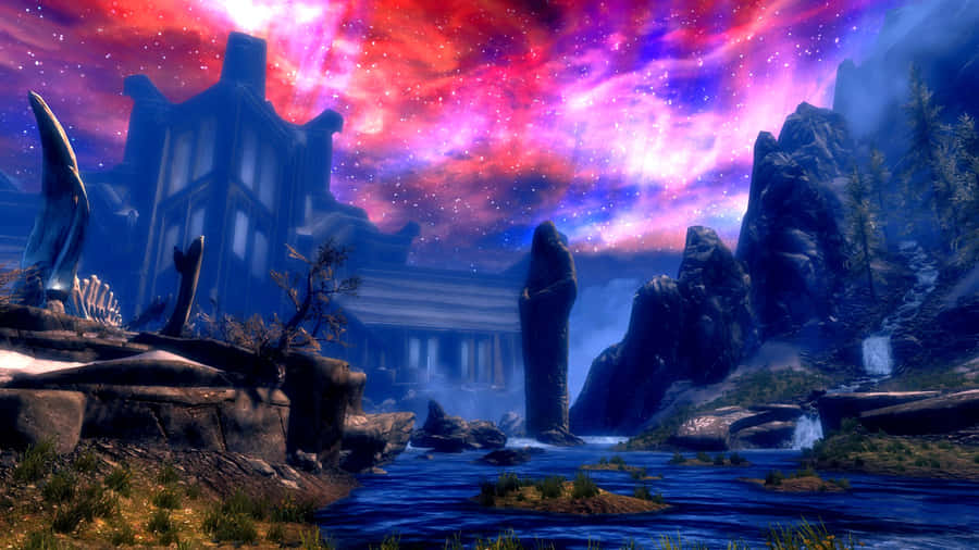 Mystical Journey To Sovngarde Wallpaper