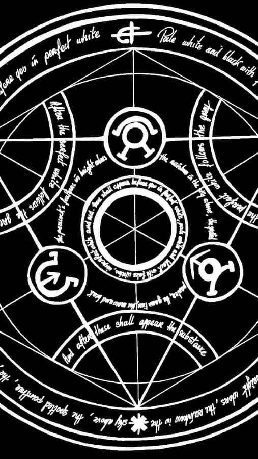 Mystical_ Spell_ Circle_ Diagram Wallpaper