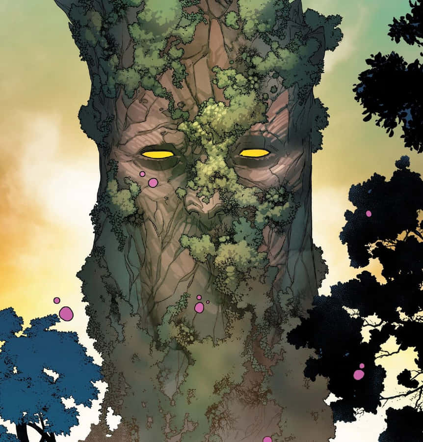 Mystical_ Tree_ Entity_ Krakoa Wallpaper