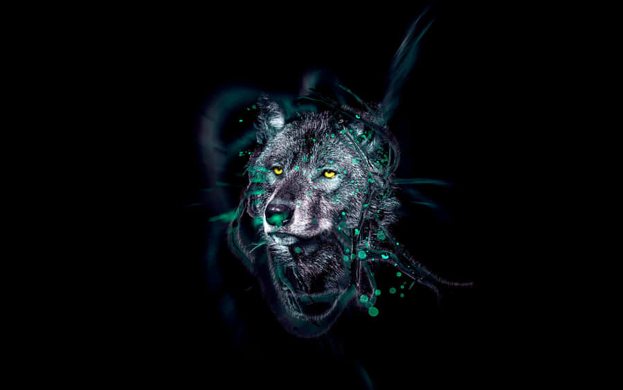 Mystical_ Wolf_ Artwork Wallpaper
