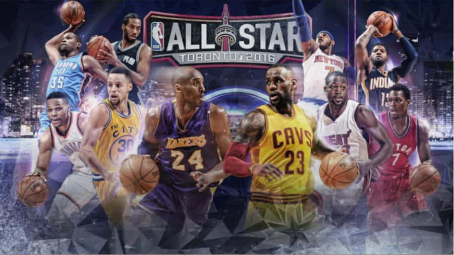 N B A All Star2016 Toronto Poster Wallpaper