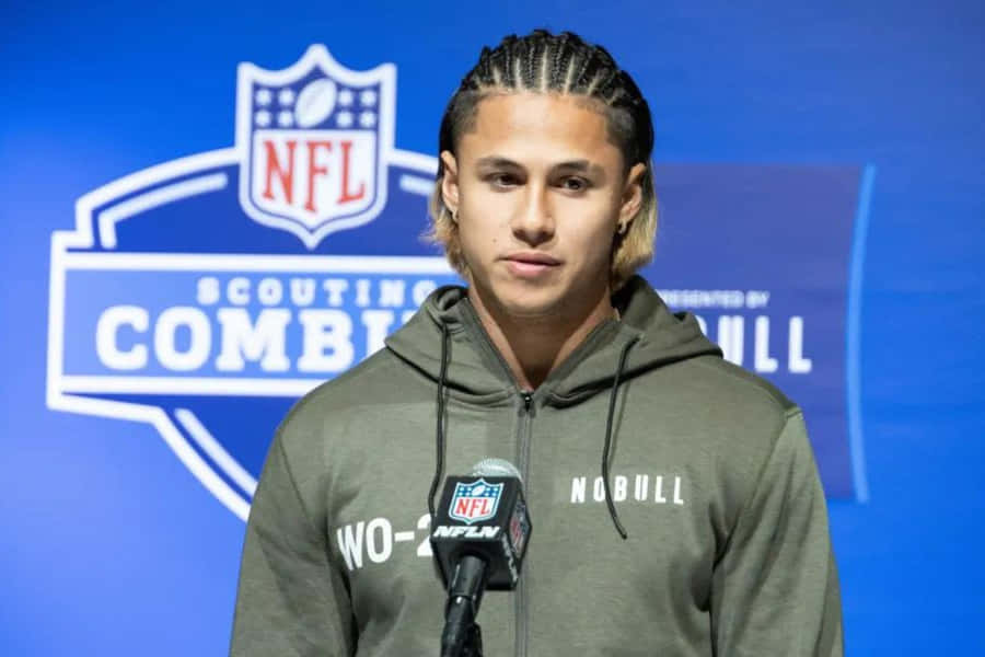N F L Scouting Combine Press Conference Wallpaper